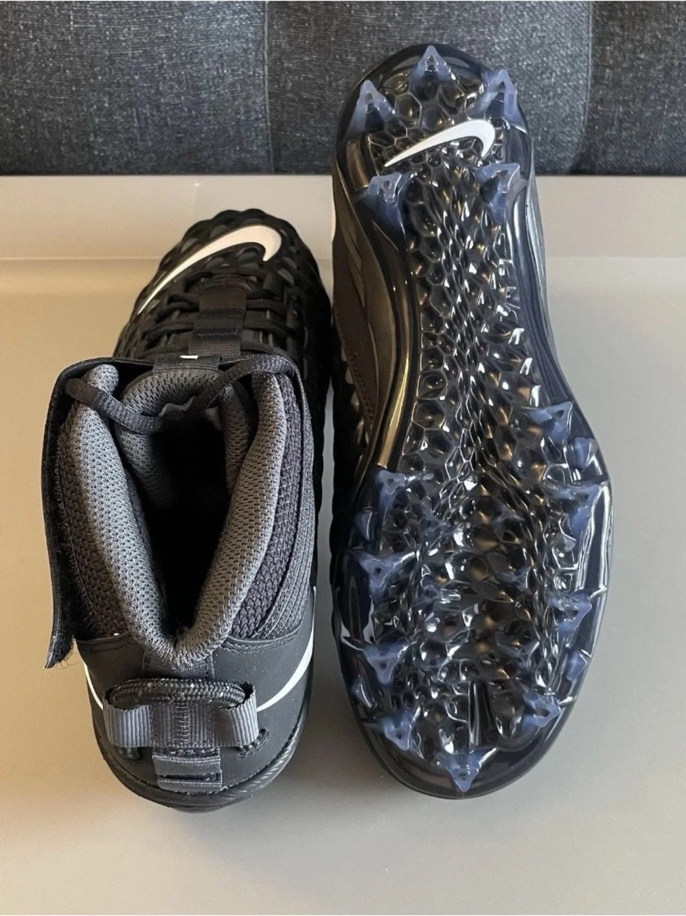 NIKE FORCE SAVAGE PRO 2 FOOTBALL CLEATS BLACK WHITE AH4000-002